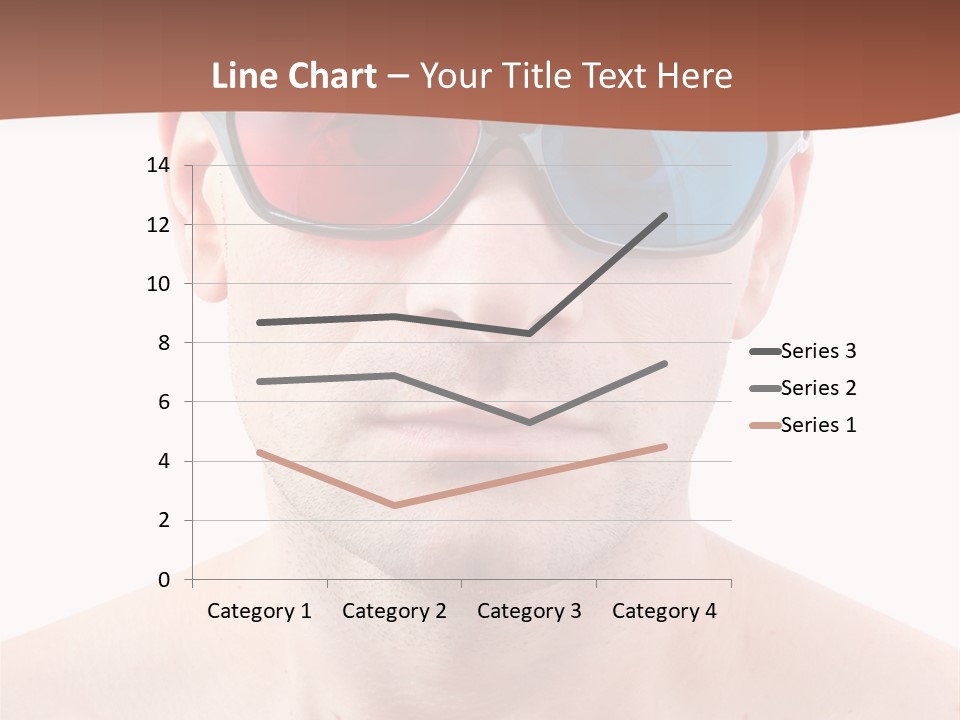 Specs Blue Stereoscopic PowerPoint Template