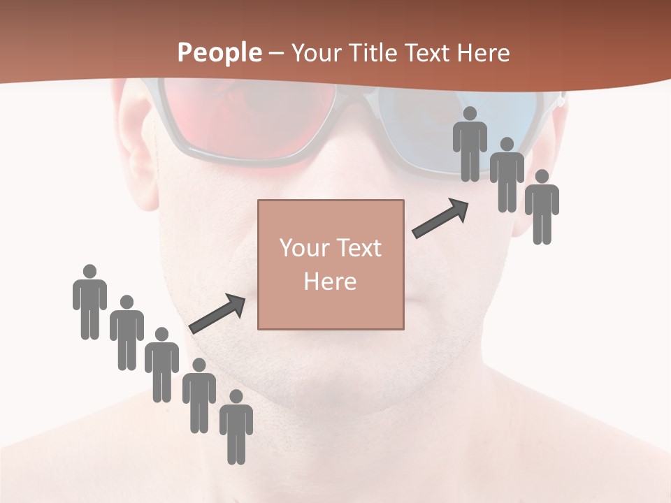 Specs Blue Stereoscopic PowerPoint Template