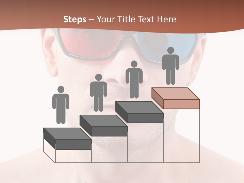 Specs Blue Stereoscopic PowerPoint Template