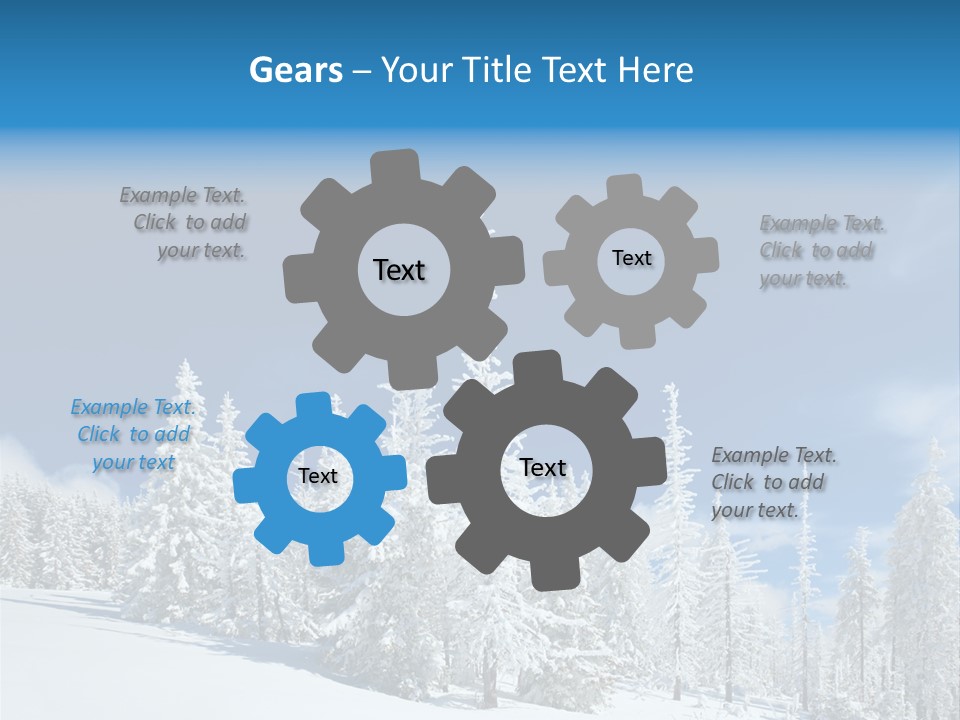Winter Snow PowerPoint Template