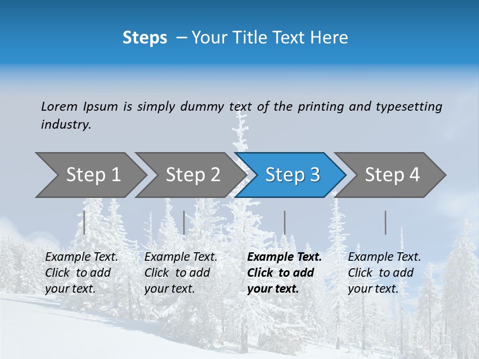 Winter Snow PowerPoint Template