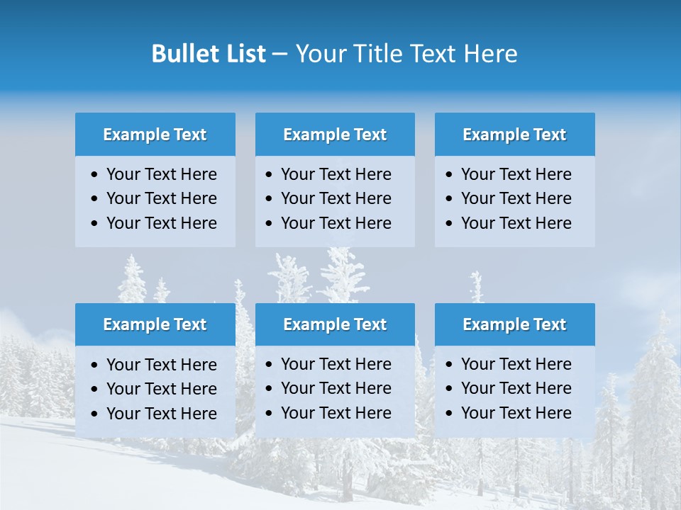 Winter Snow PowerPoint Template