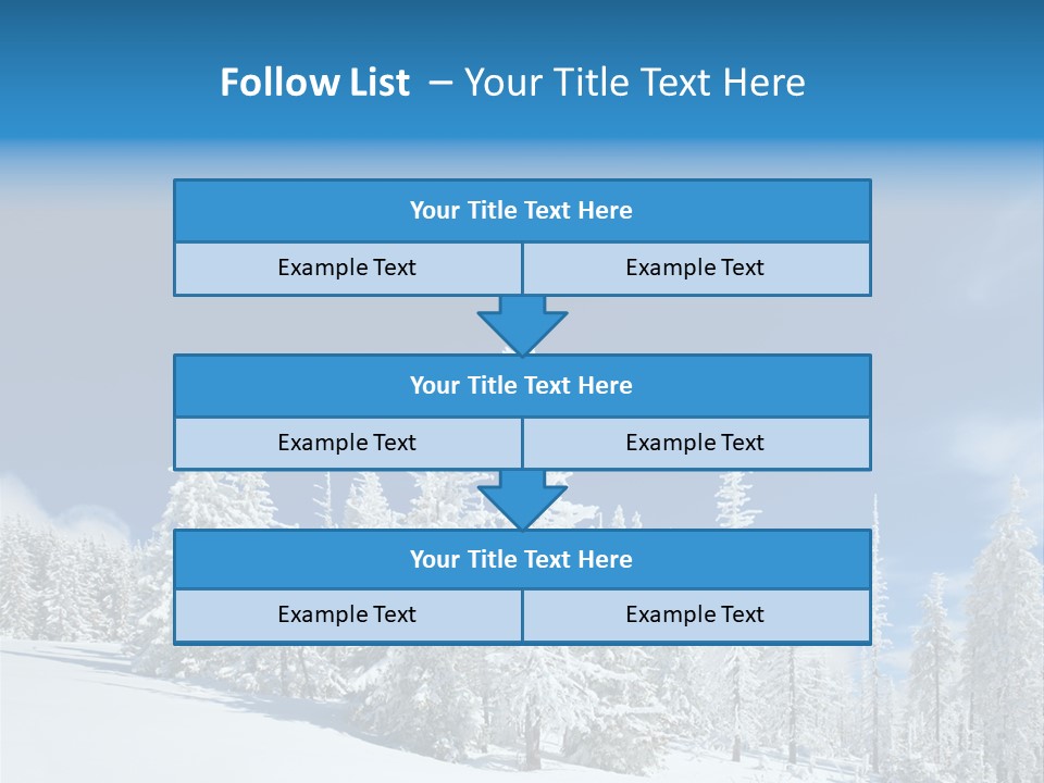 Winter Snow PowerPoint Template