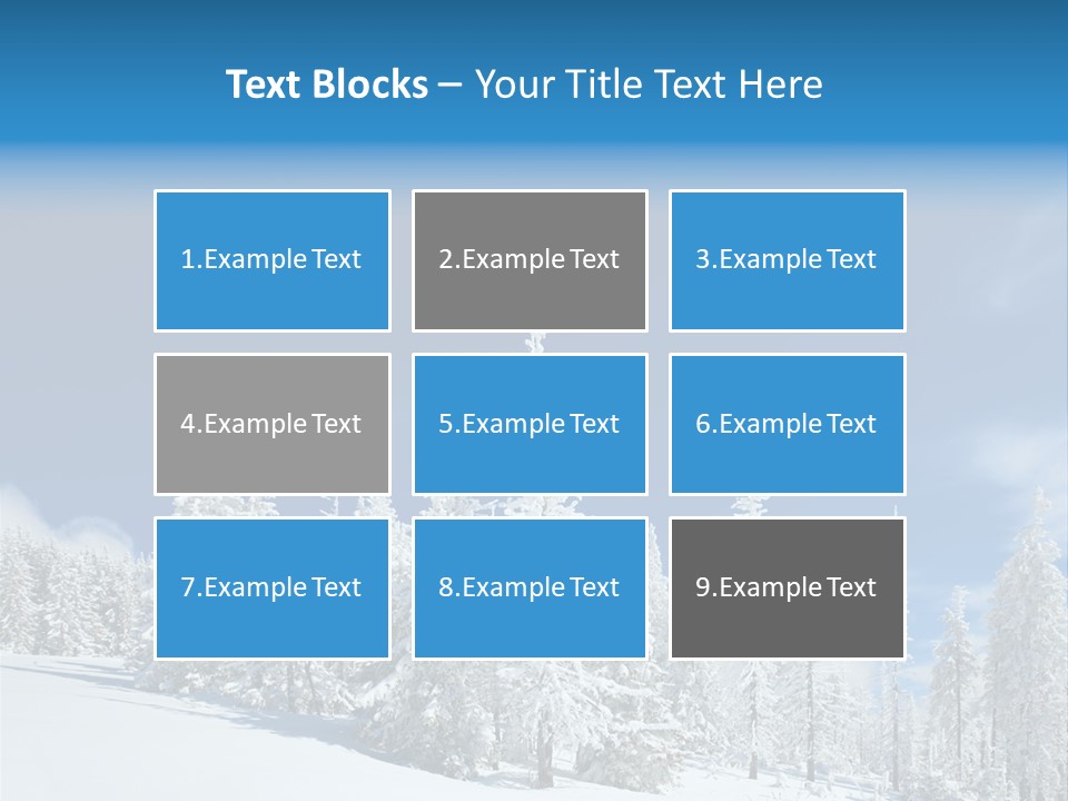 Winter Snow PowerPoint Template