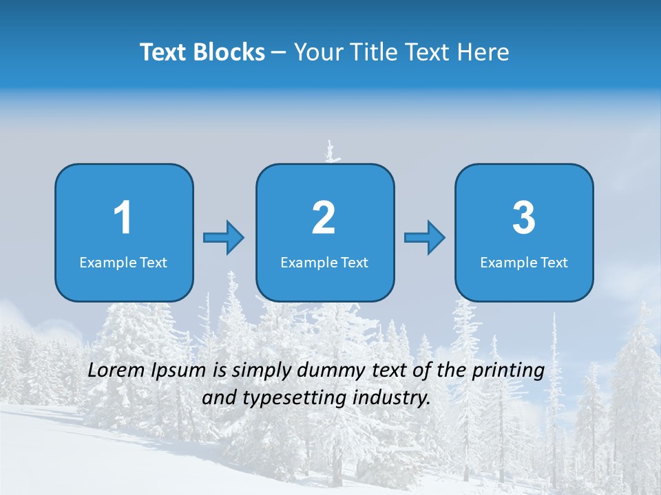 Winter Snow PowerPoint Template