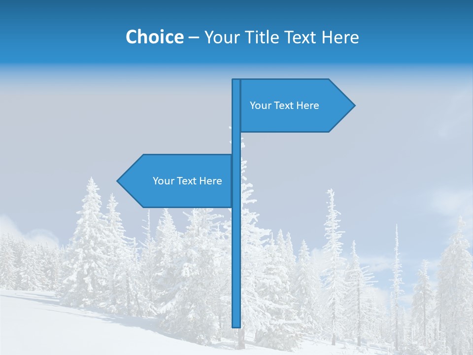 Winter Snow PowerPoint Template