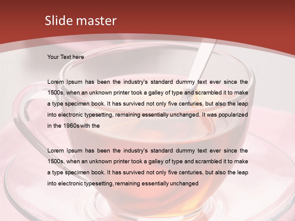 Teacup Warm Natural PowerPoint Template