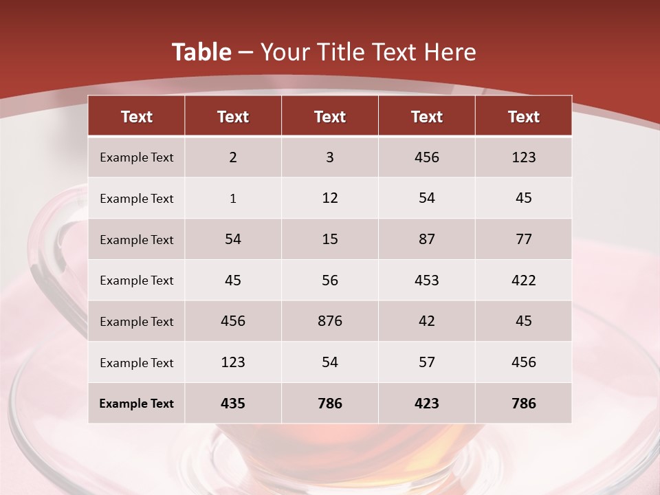 Teacup Warm Natural PowerPoint Template