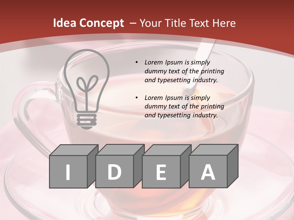 Teacup Warm Natural PowerPoint Template