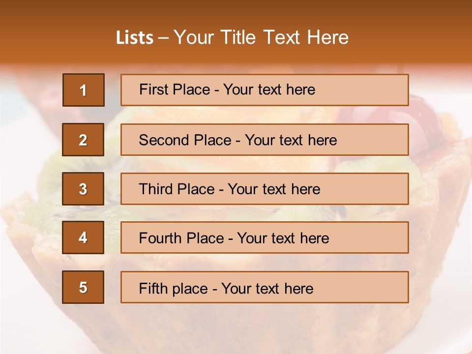 Delicious Cakes PowerPoint Template
