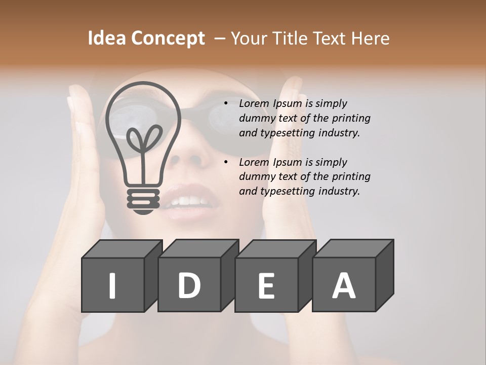 Concentration In Sport PowerPoint Template