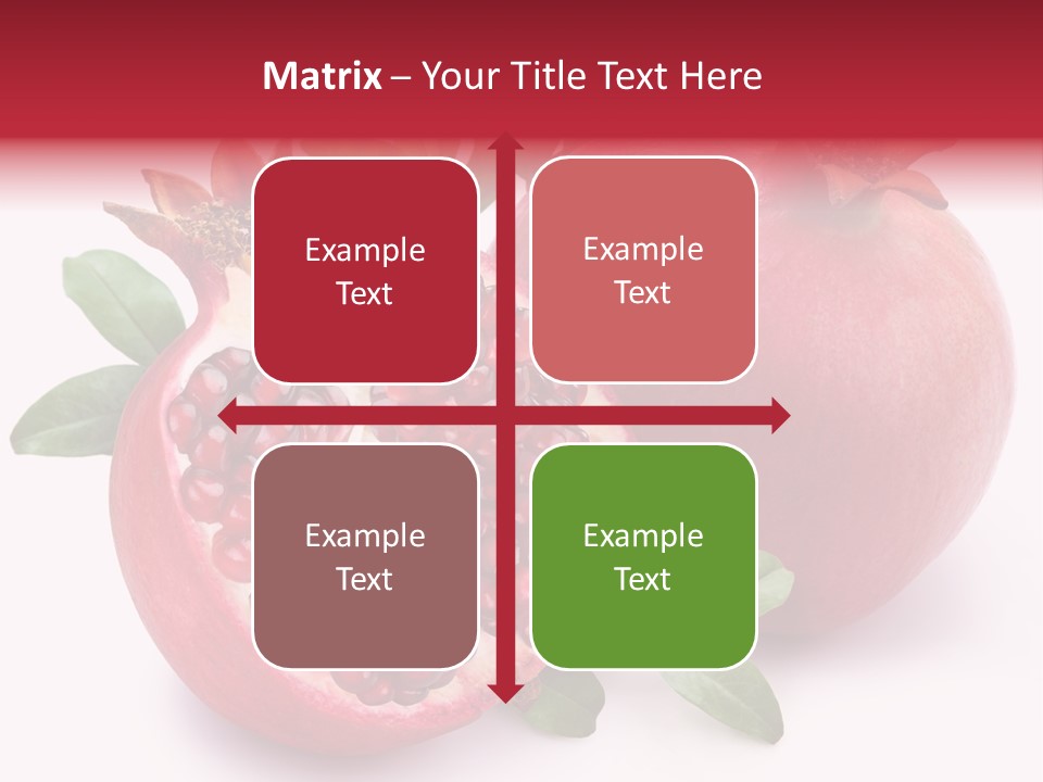 Pomegranate Fruit PowerPoint Template