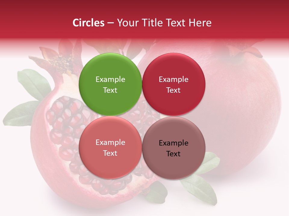 Pomegranate Fruit PowerPoint Template