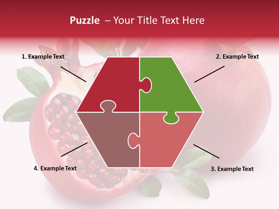 Pomegranate Fruit PowerPoint Template
