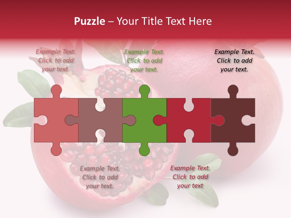 Pomegranate Fruit PowerPoint Template