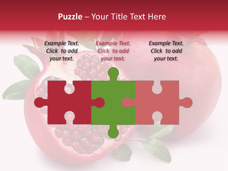 Pomegranate Fruit PowerPoint Template
