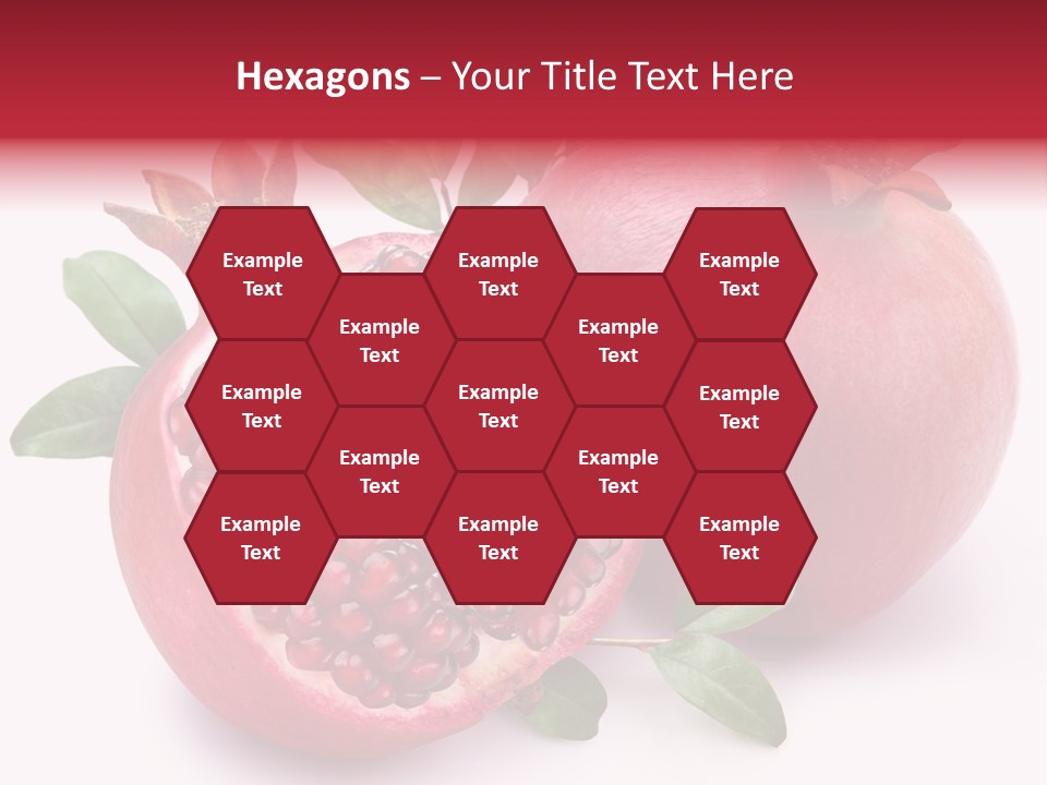 Pomegranate Fruit PowerPoint Template