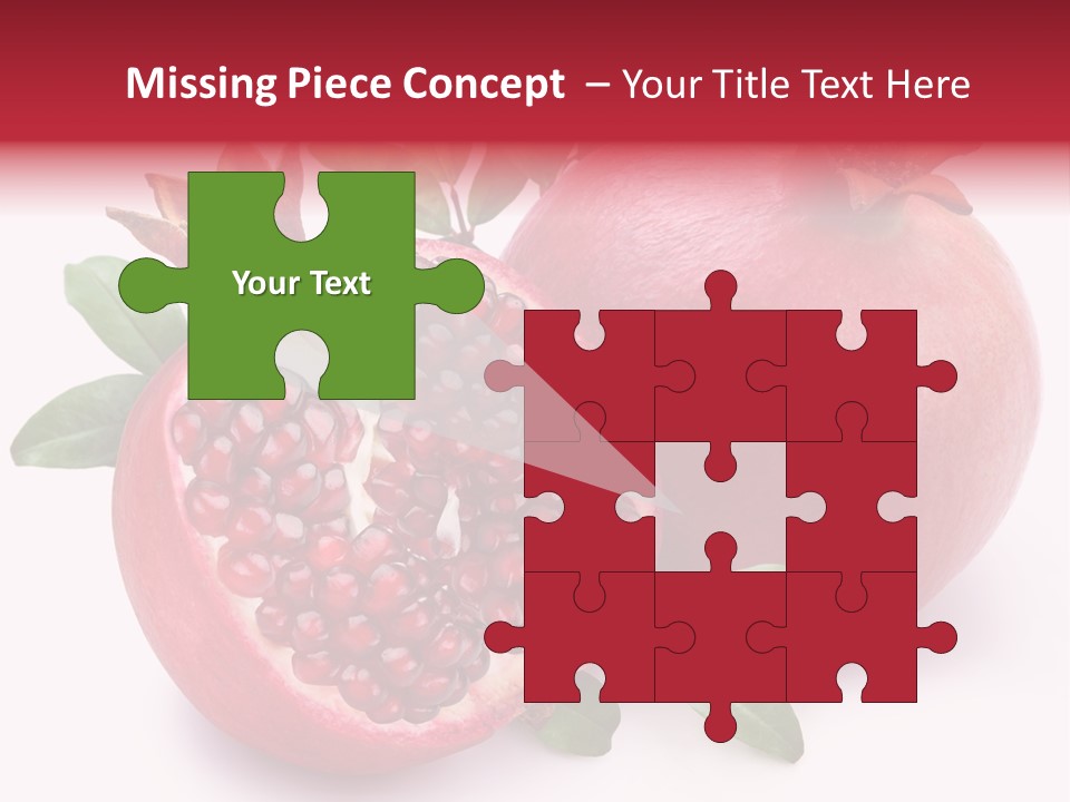 Pomegranate Fruit PowerPoint Template