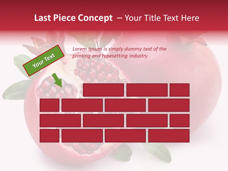 Pomegranate Fruit PowerPoint Template