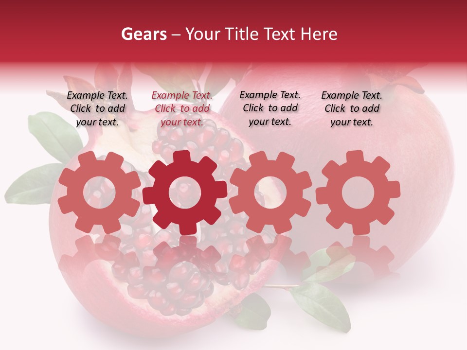 Pomegranate Fruit PowerPoint Template