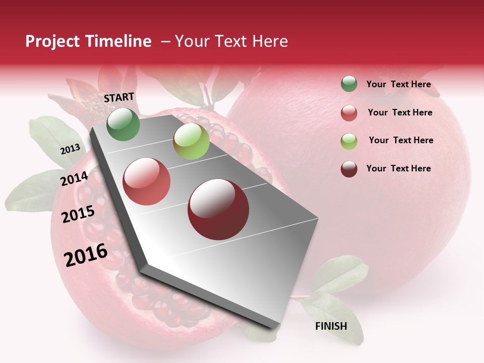 Pomegranate Fruit PowerPoint Template