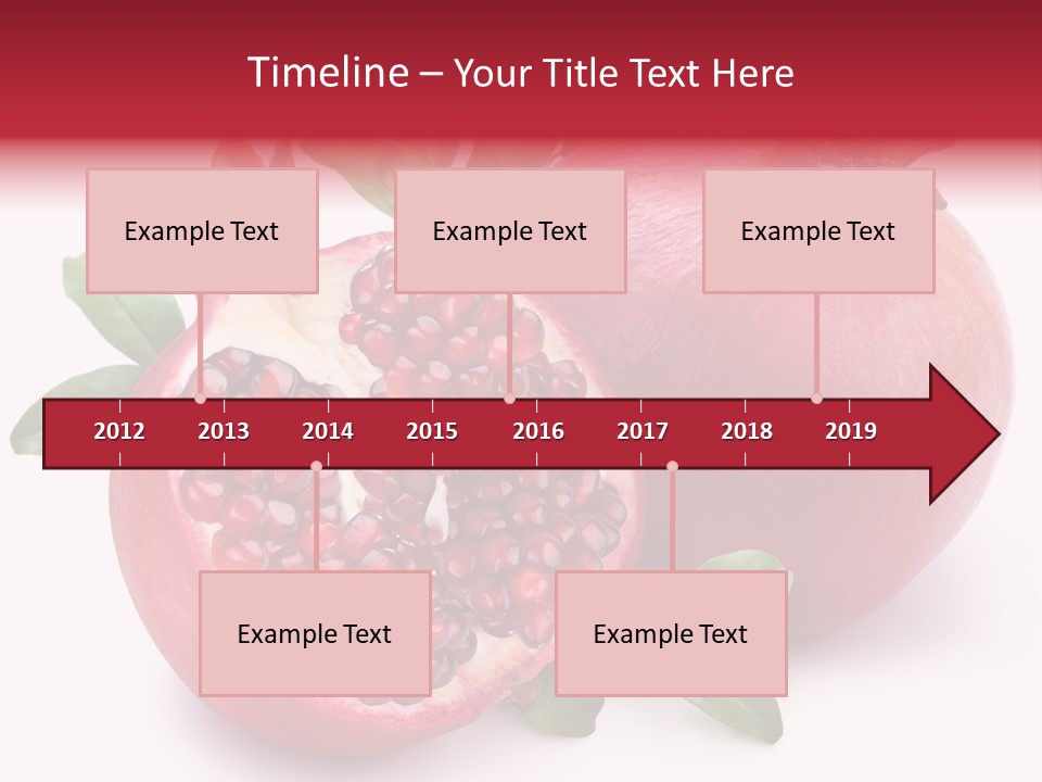 Pomegranate Fruit PowerPoint Template