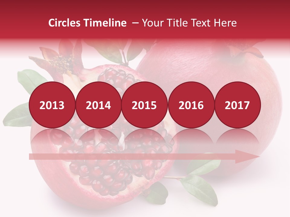 Pomegranate Fruit PowerPoint Template