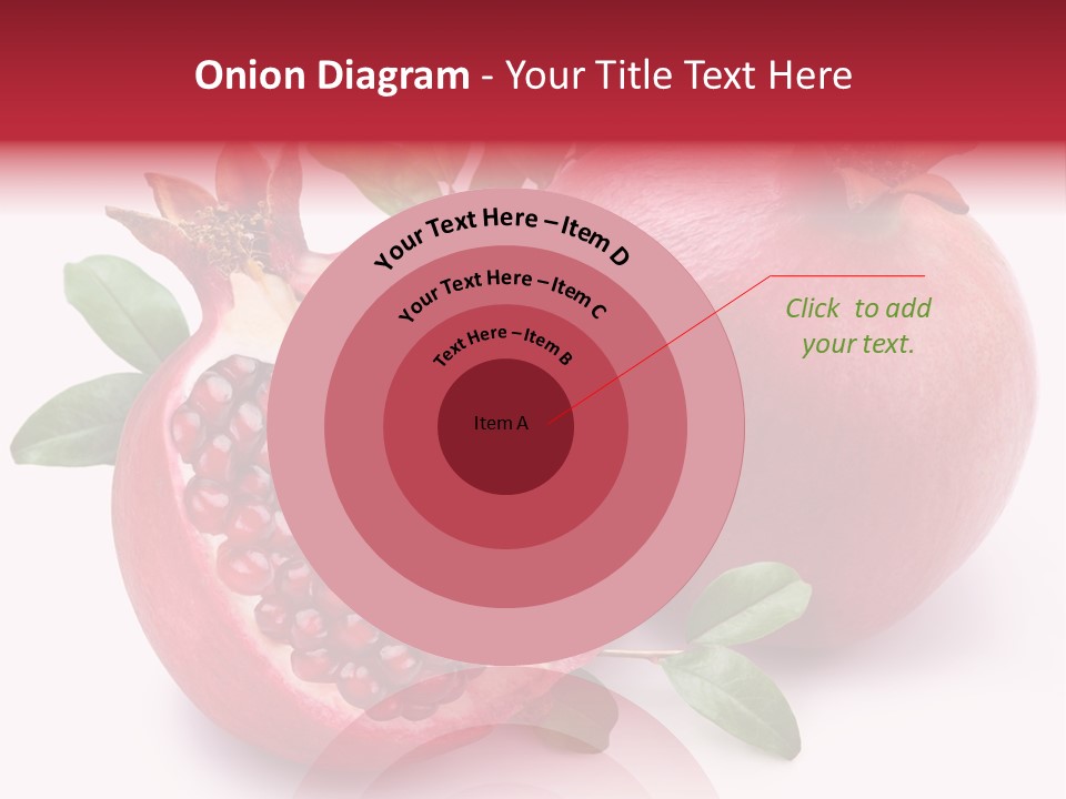 Pomegranate Fruit PowerPoint Template
