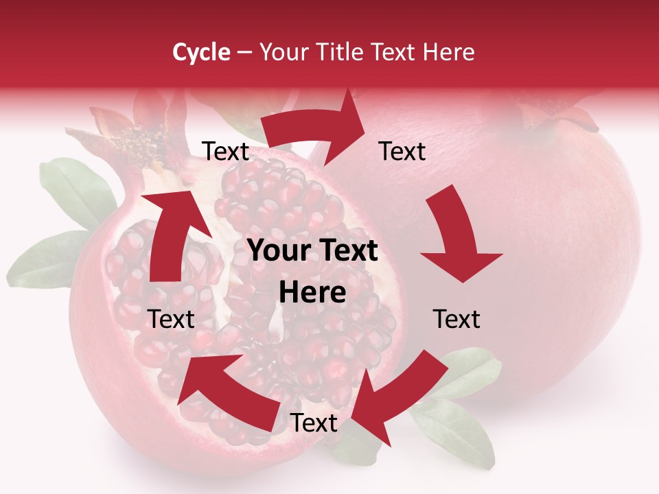 Pomegranate Fruit PowerPoint Template