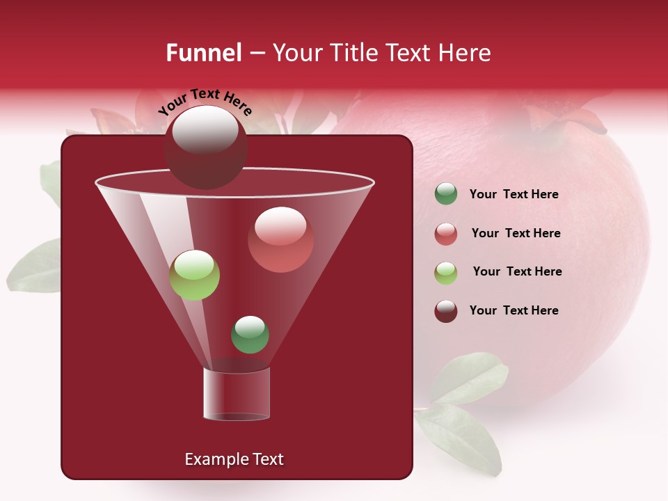 Pomegranate Fruit PowerPoint Template