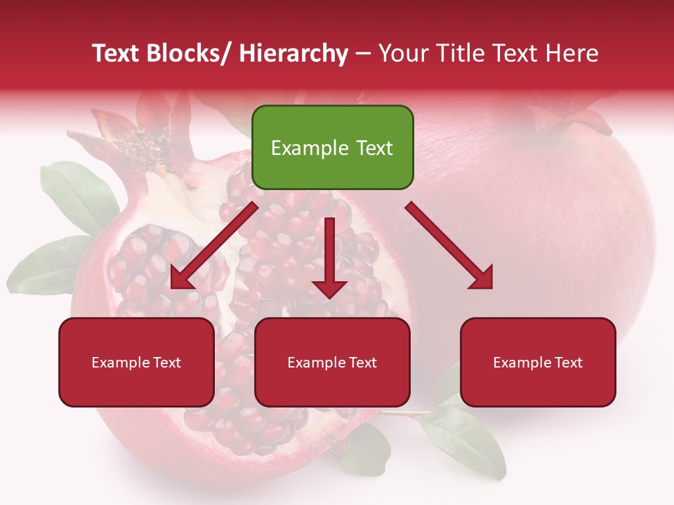 Pomegranate Fruit PowerPoint Template