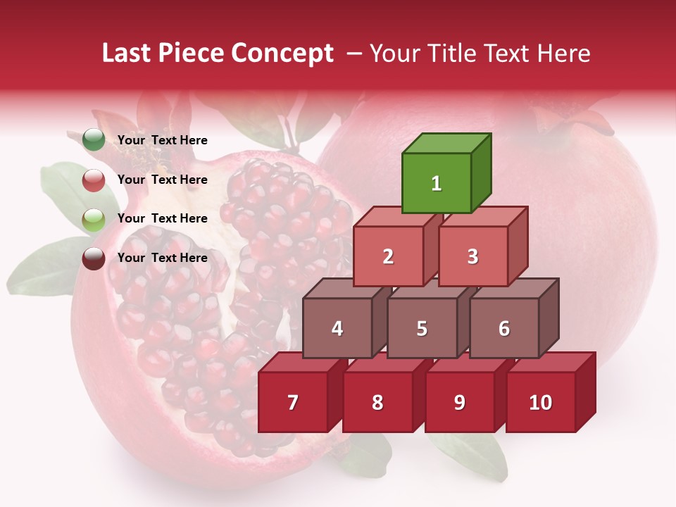 Pomegranate Fruit PowerPoint Template
