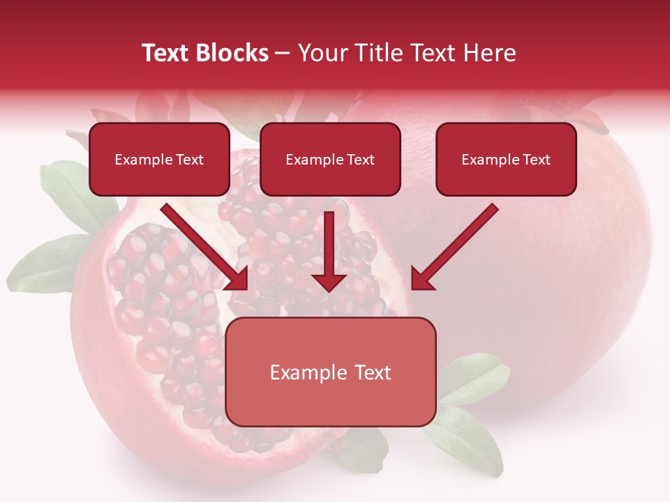 Pomegranate Fruit PowerPoint Template