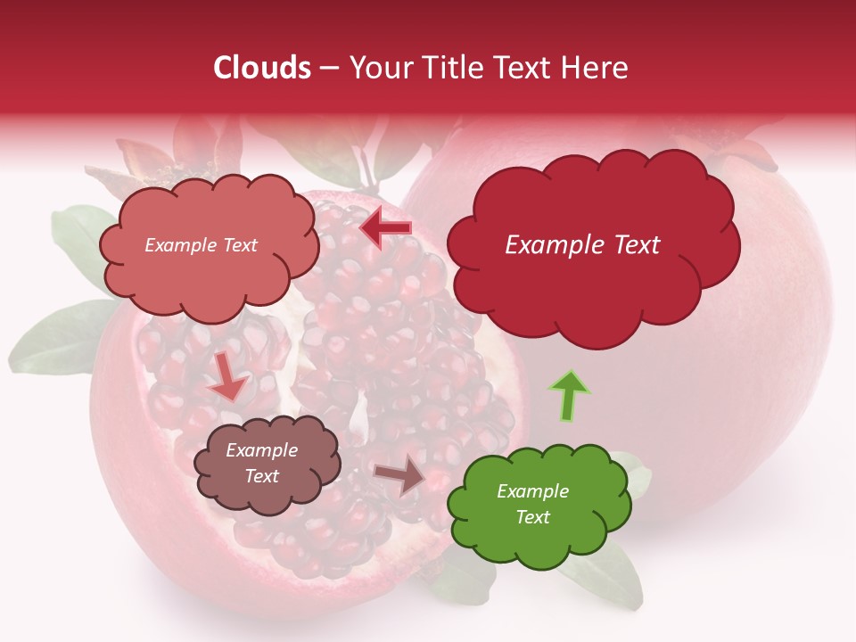 Pomegranate Fruit PowerPoint Template