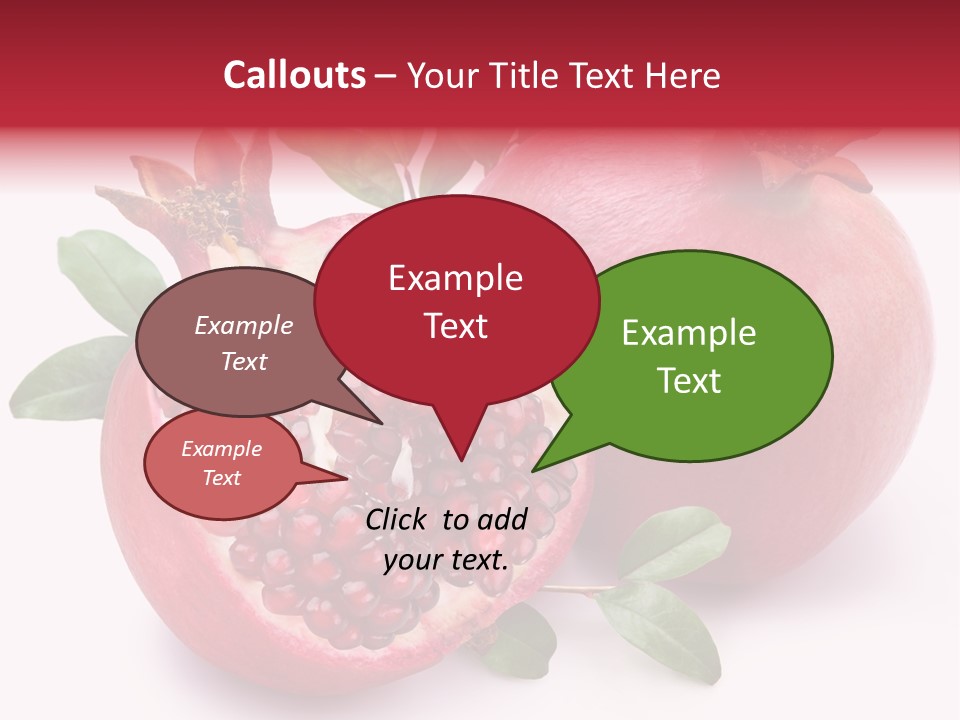 Pomegranate Fruit PowerPoint Template