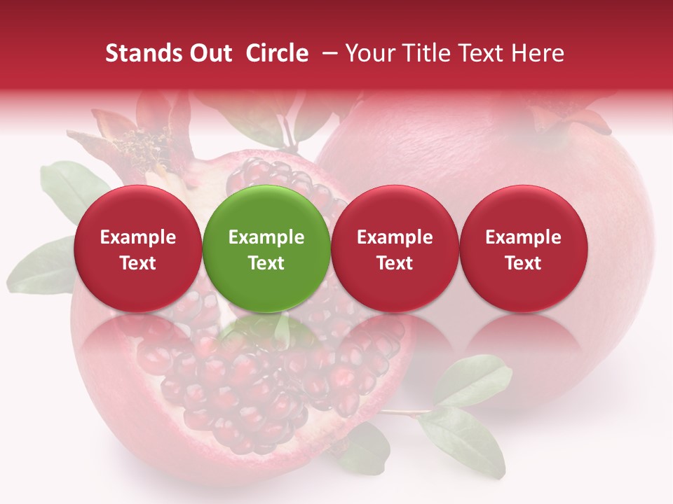 Pomegranate Fruit PowerPoint Template