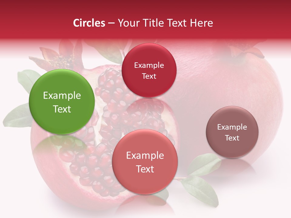 Pomegranate Fruit PowerPoint Template