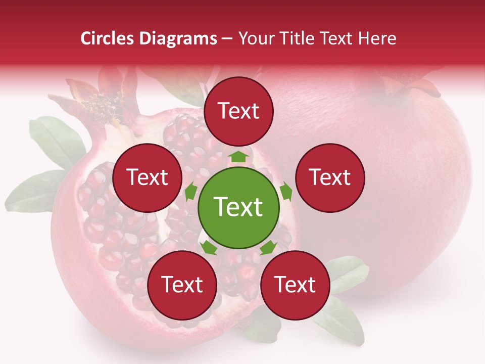 Pomegranate Fruit PowerPoint Template