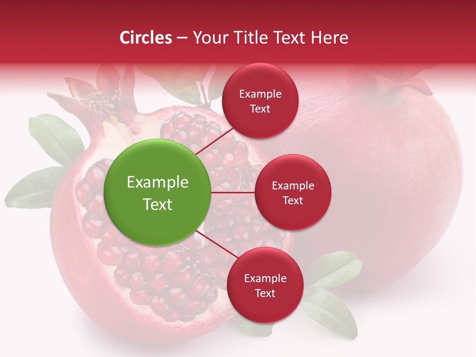 Pomegranate Fruit PowerPoint Template