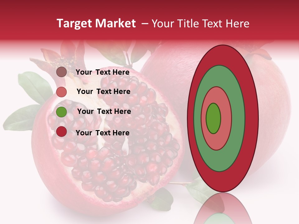 Pomegranate Fruit PowerPoint Template