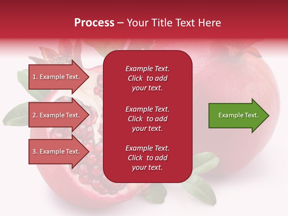 Pomegranate Fruit PowerPoint Template