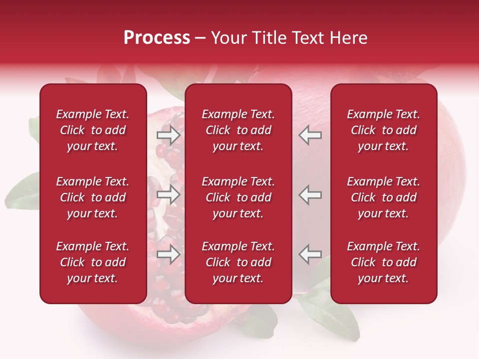 Pomegranate Fruit PowerPoint Template