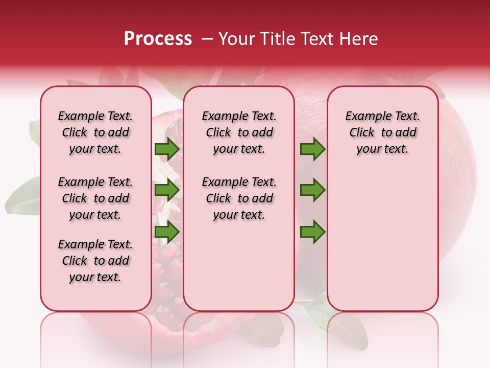 Pomegranate Fruit PowerPoint Template