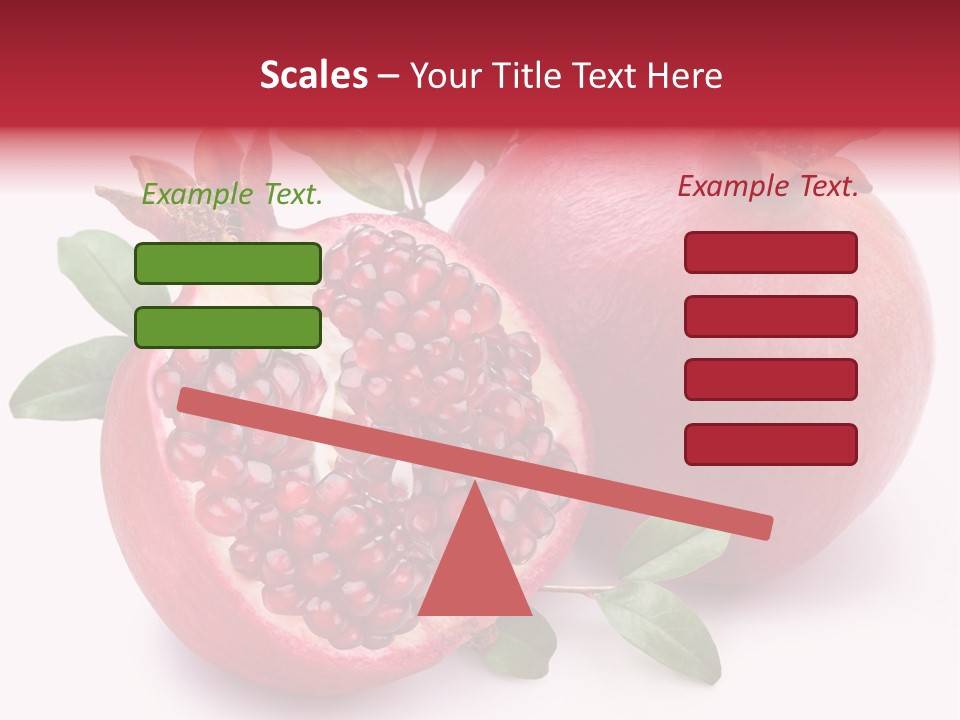 Pomegranate Fruit PowerPoint Template