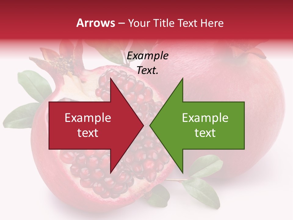 Pomegranate Fruit PowerPoint Template