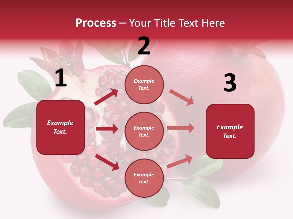Pomegranate Fruit PowerPoint Template