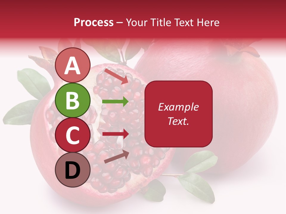 Pomegranate Fruit PowerPoint Template