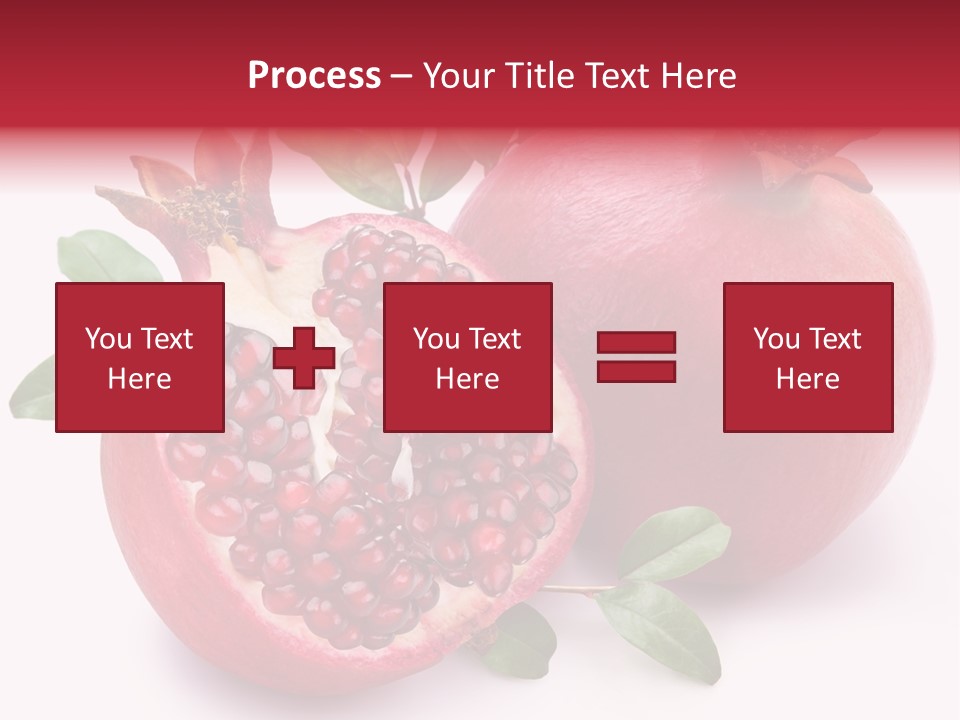Pomegranate Fruit PowerPoint Template