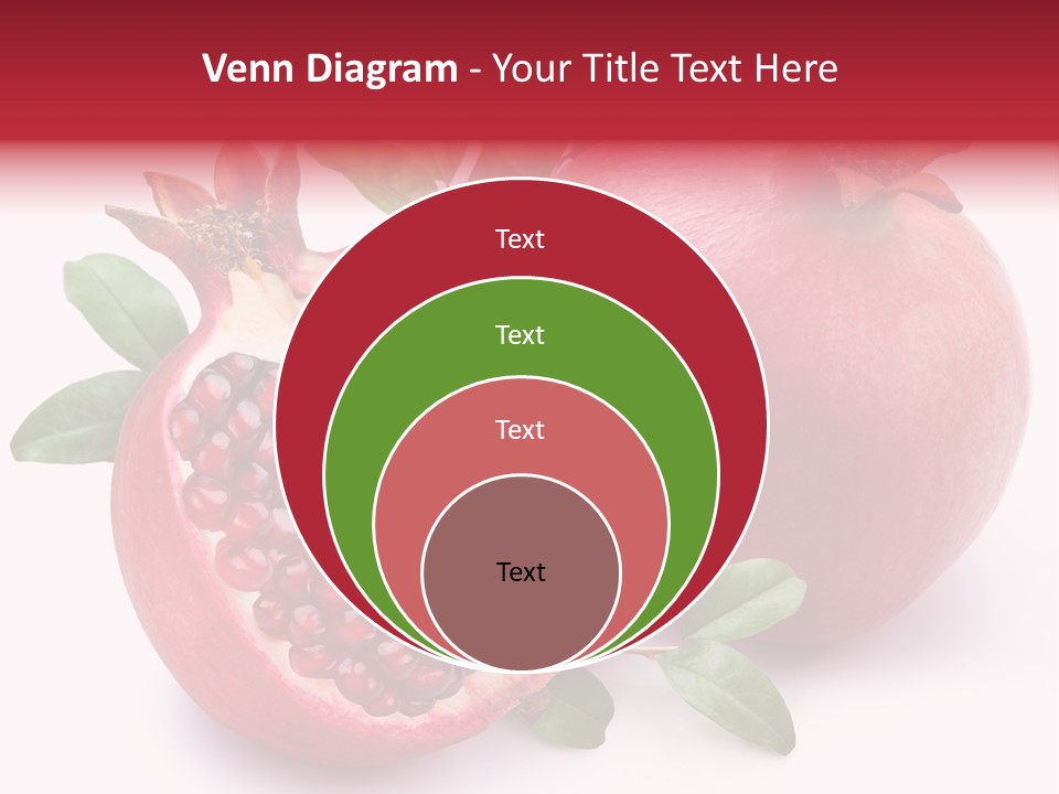 Pomegranate Fruit PowerPoint Template