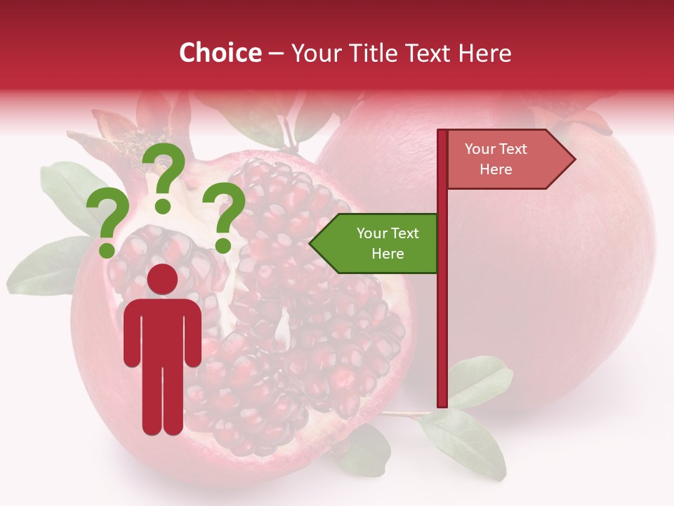 Pomegranate Fruit PowerPoint Template